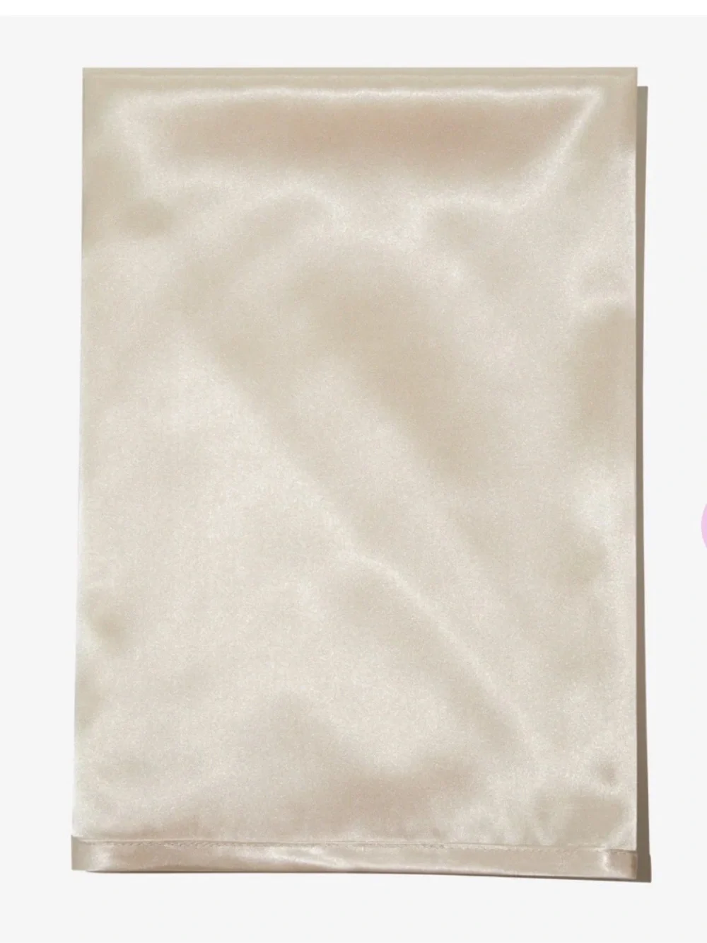 Silked Golden Tan Satin Pillow Sleeve BRAND NEW/SEALED